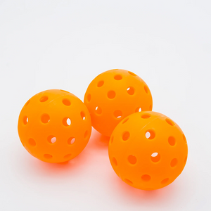Orange Outdoor 3 Pack Pickleballs - ORANGE