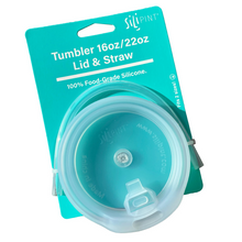 SILIpint Lid And Straw Set - WHITE