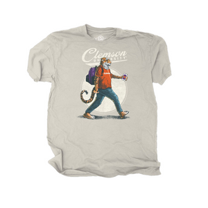 The Duck Company Clemson Bound Tee - STONE