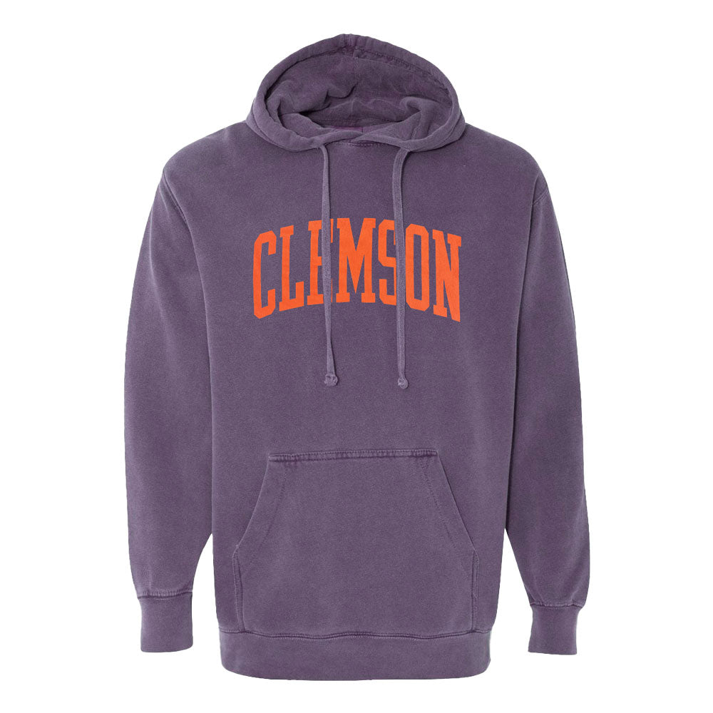 Tiger Sports Shop Arch Pigment Hoodie  - PURPLE