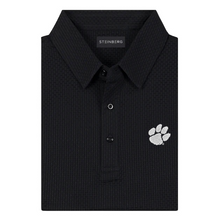 Tiger Sports Shop Brick Texture Polo - BLACK