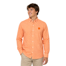 Tiger Sports Shop Double Window Dress Shirt - ORANGE