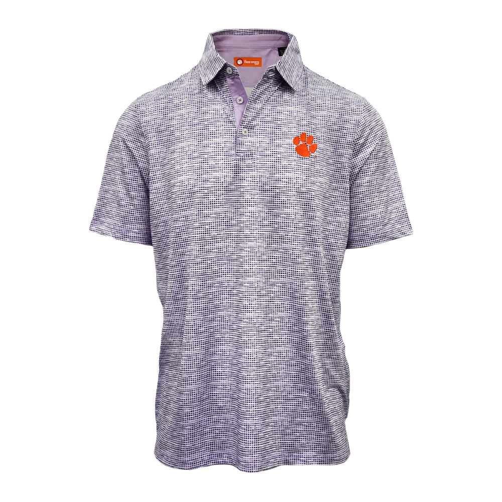 Tiger Sports Shop Heather Grid Polo