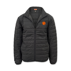 Tiger Sports Shop Lightweight Puffer Jacket - DK GREY