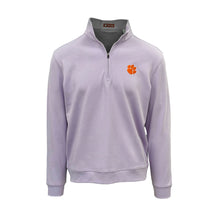 Tiger Sports Shop Men’s Cotton Polyester Quarter Zip  - LT PURPLE