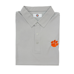 Tiger Sports Shop Seamless Collar Polo - SILVER