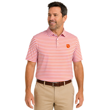 Tiger Sports Shop Triple Stripe Polo - WHITE