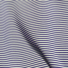 Tiger Sports Shop Two Tone Mini Stripe Polo  - PURPLE