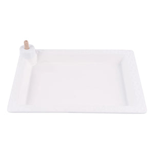 White Rectangle Platter