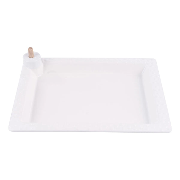 White Rectangle Platter