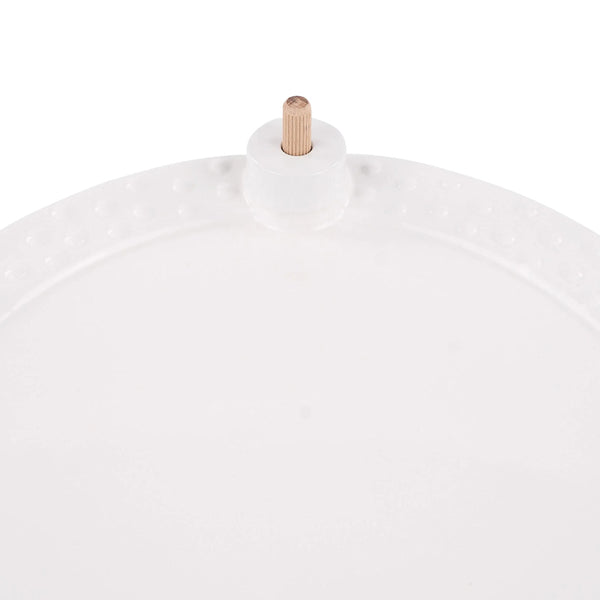 White Round Platter