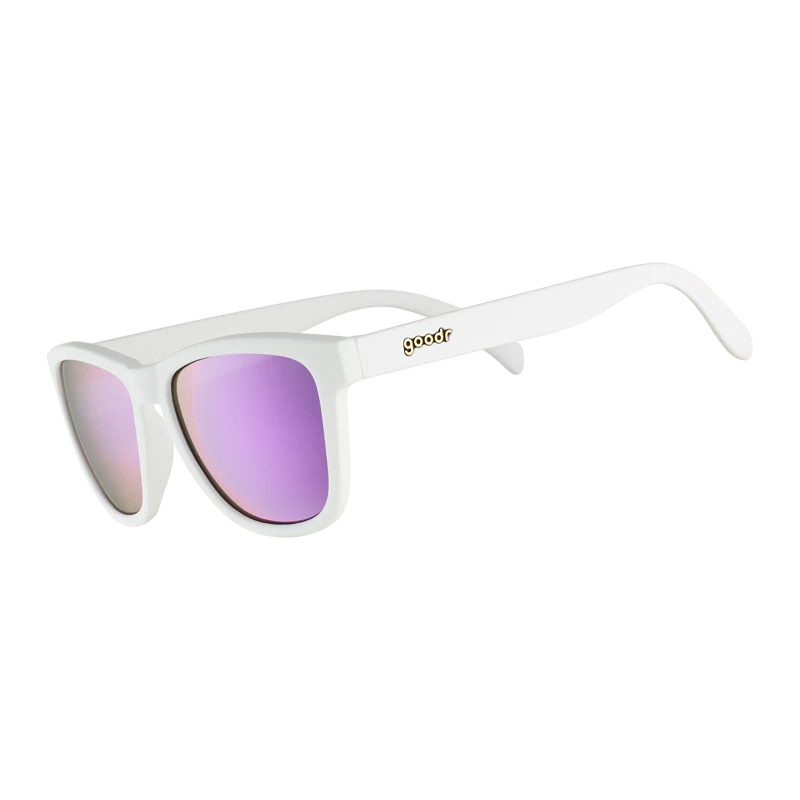 goodr Side Scroll Eye Roll Sunglasses - WHITE