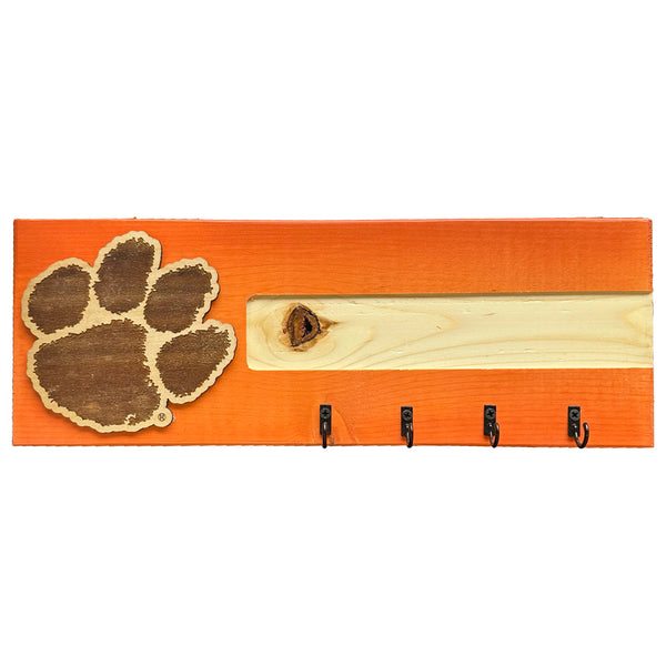 Clemson Barrel Key Rack
