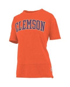 Clemson, Clemson Pressbox Andy Rock And Roll Waist Length Tee