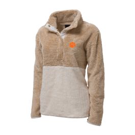 Fuzzy quarter zip womens new arrivals