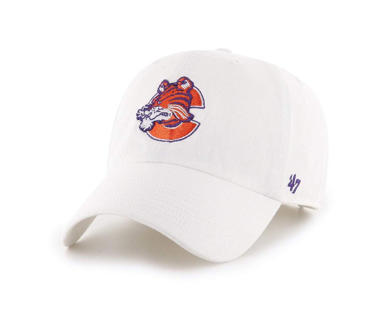 Clemson '47 Tiger Head C Clean-Up Cap