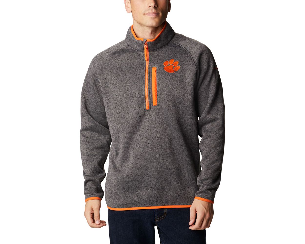Clemson Columbia Canyon Point Sweater Fleece 1 2 Zip