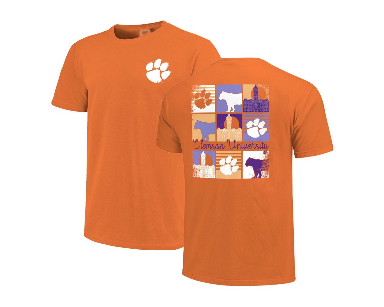 Comfort colors shop clemson t shirt