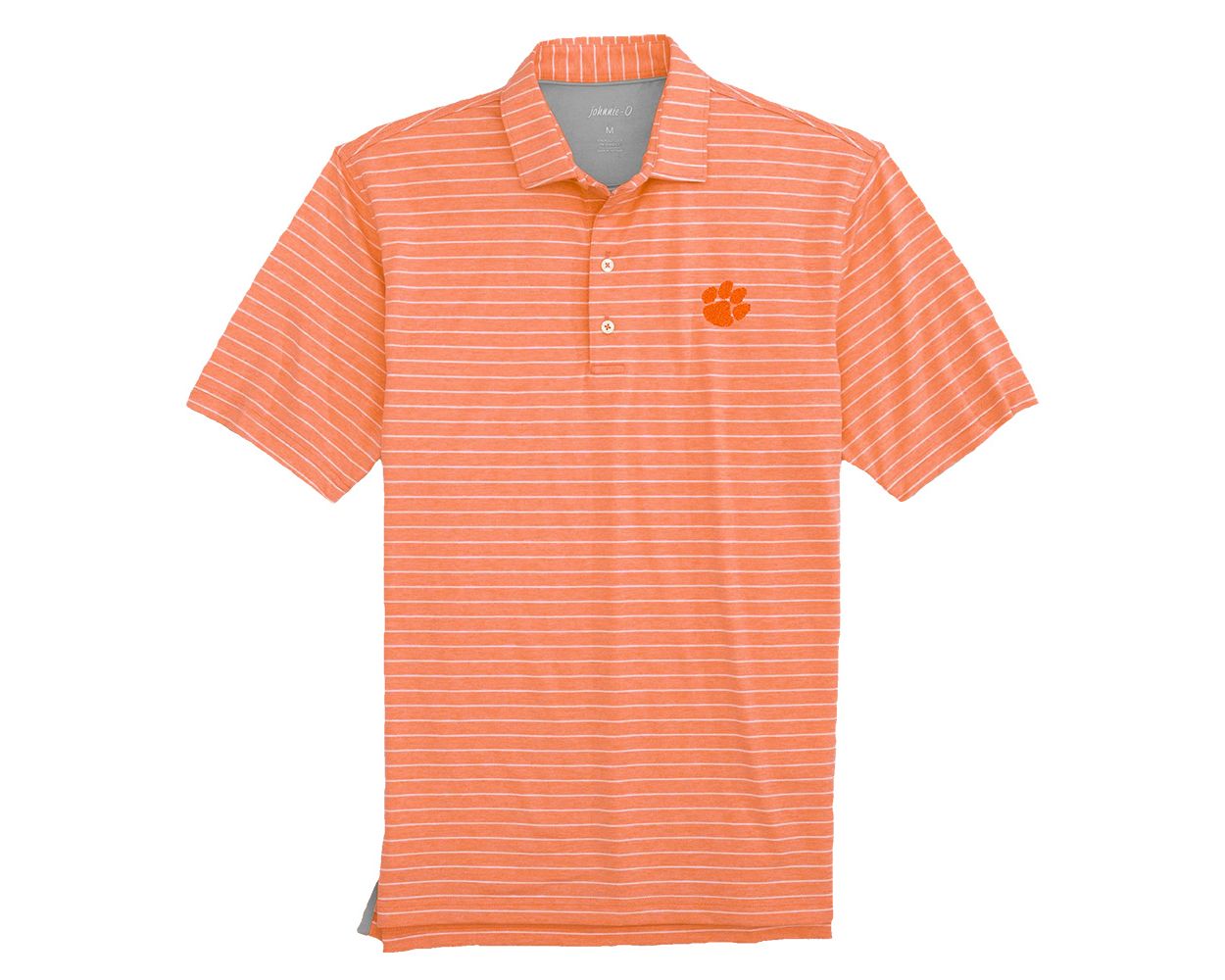 Clemson striped polo discount
