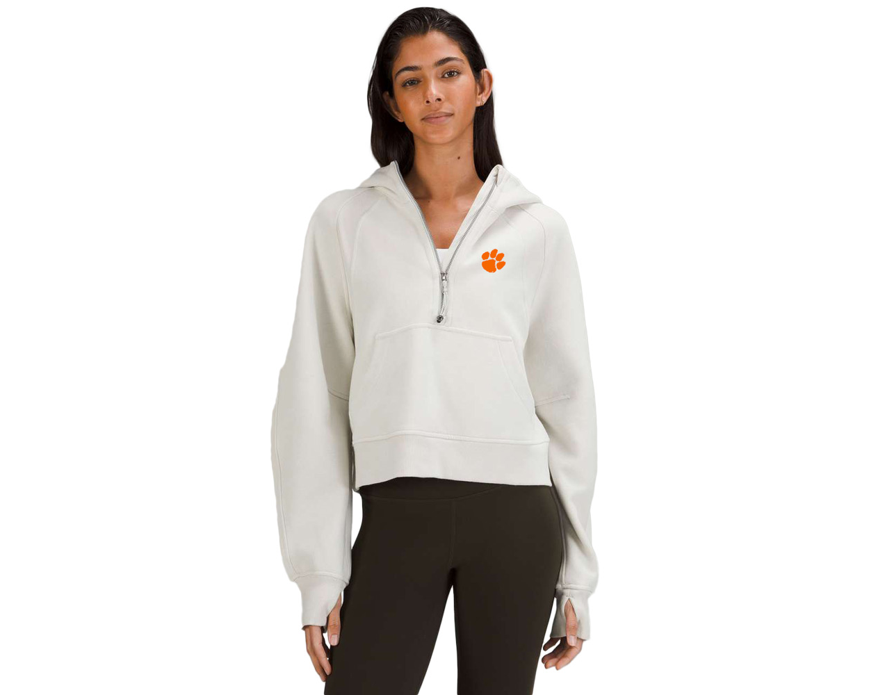 Clemson lululemon Women s Scuba Half Zip Hoodie