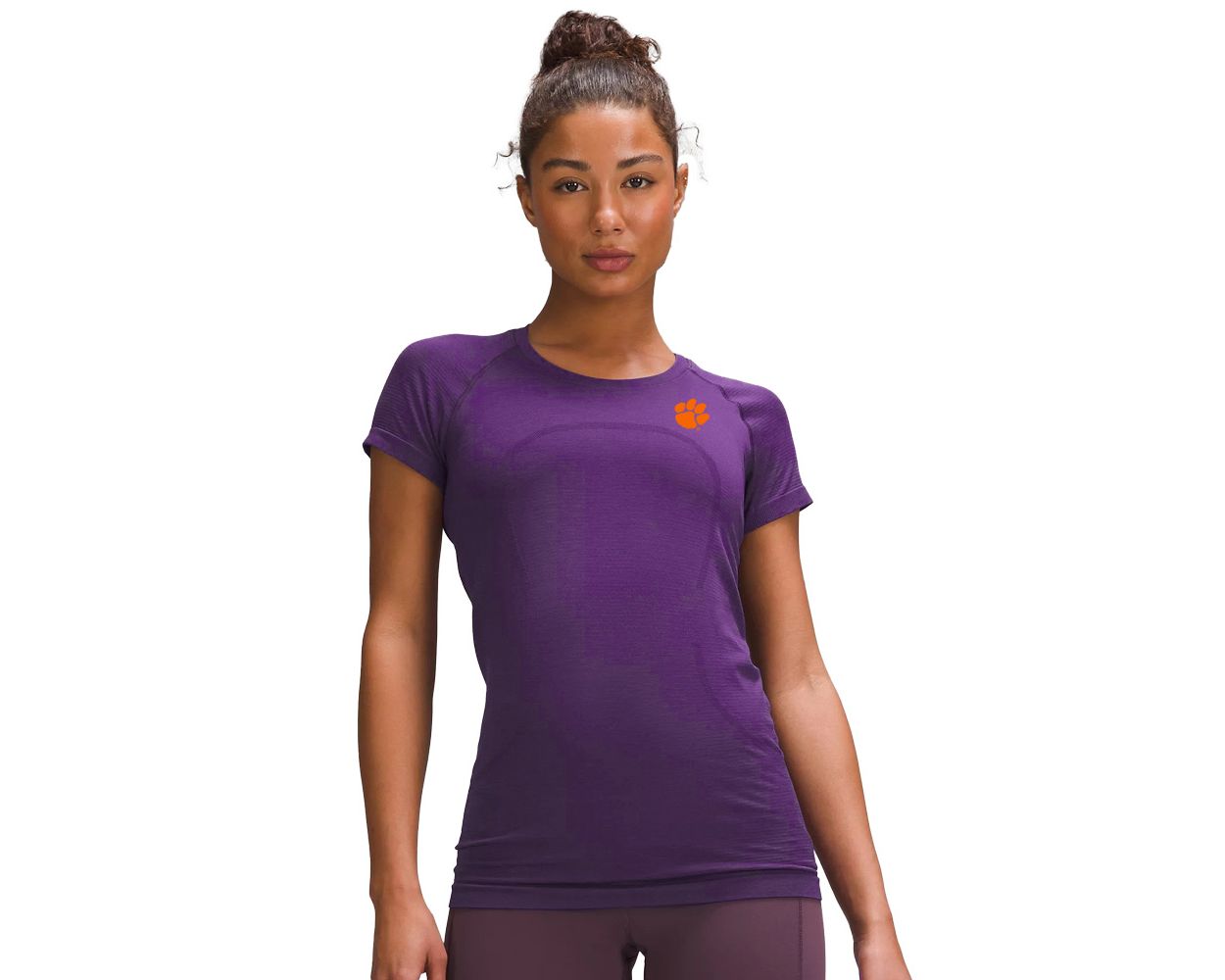 Clemson lululemon Women's Swiftly Tech Short Sleeve Shirt 2.0