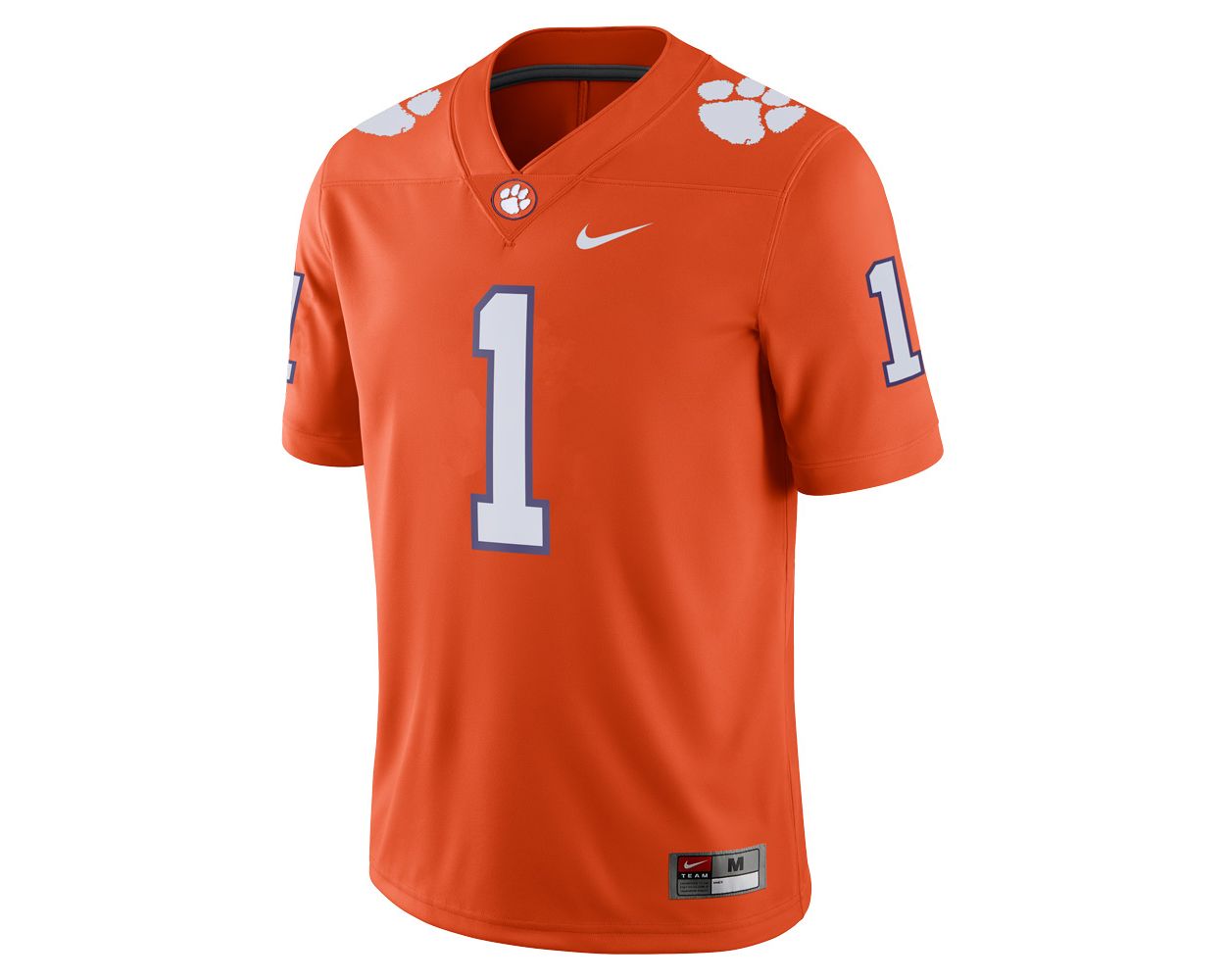 Clemson Nike #1 Game Jersey