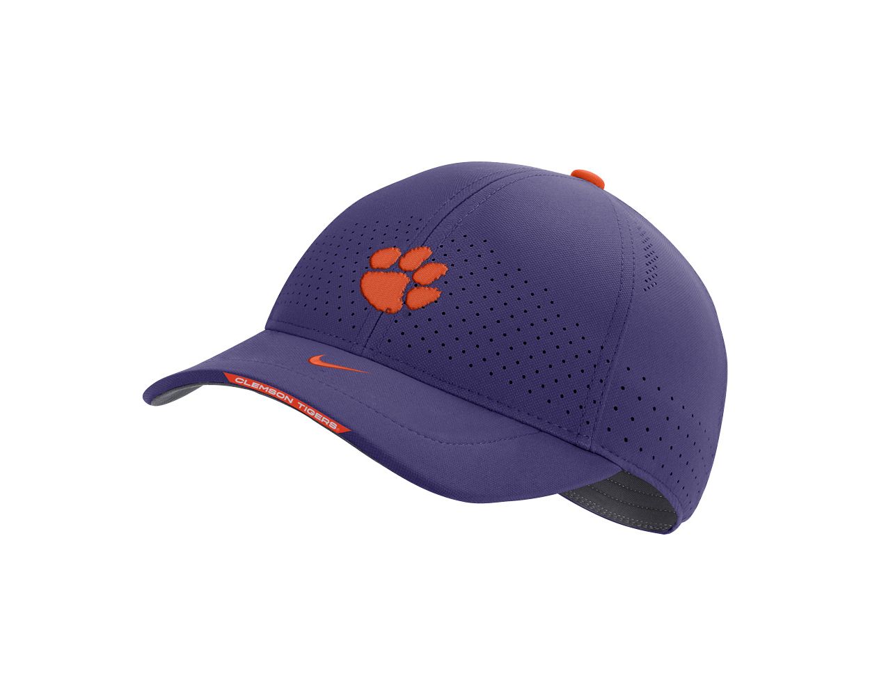 Clemson nike dri fit hat top