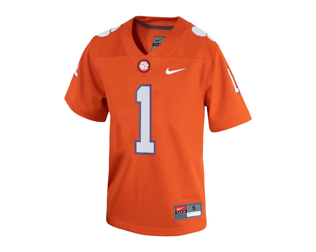 Clemson Nike Youth #1 Football Jersey