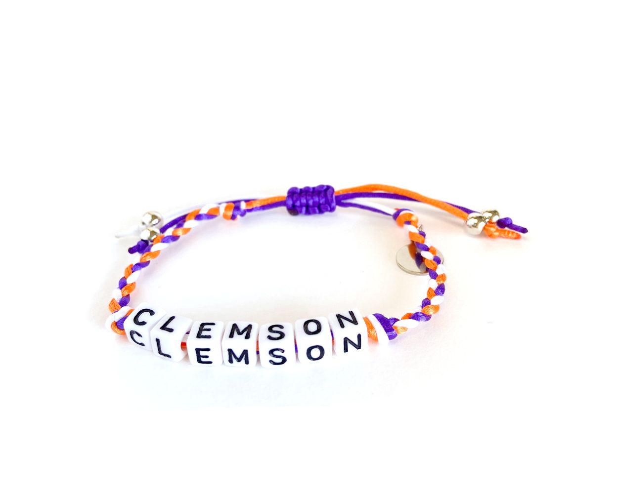 Clemson Small Braid Clemson Bracelet