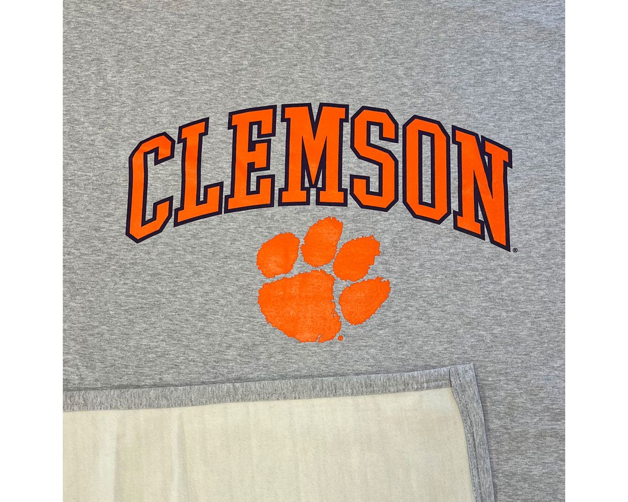 Clemson sales fleece blanket