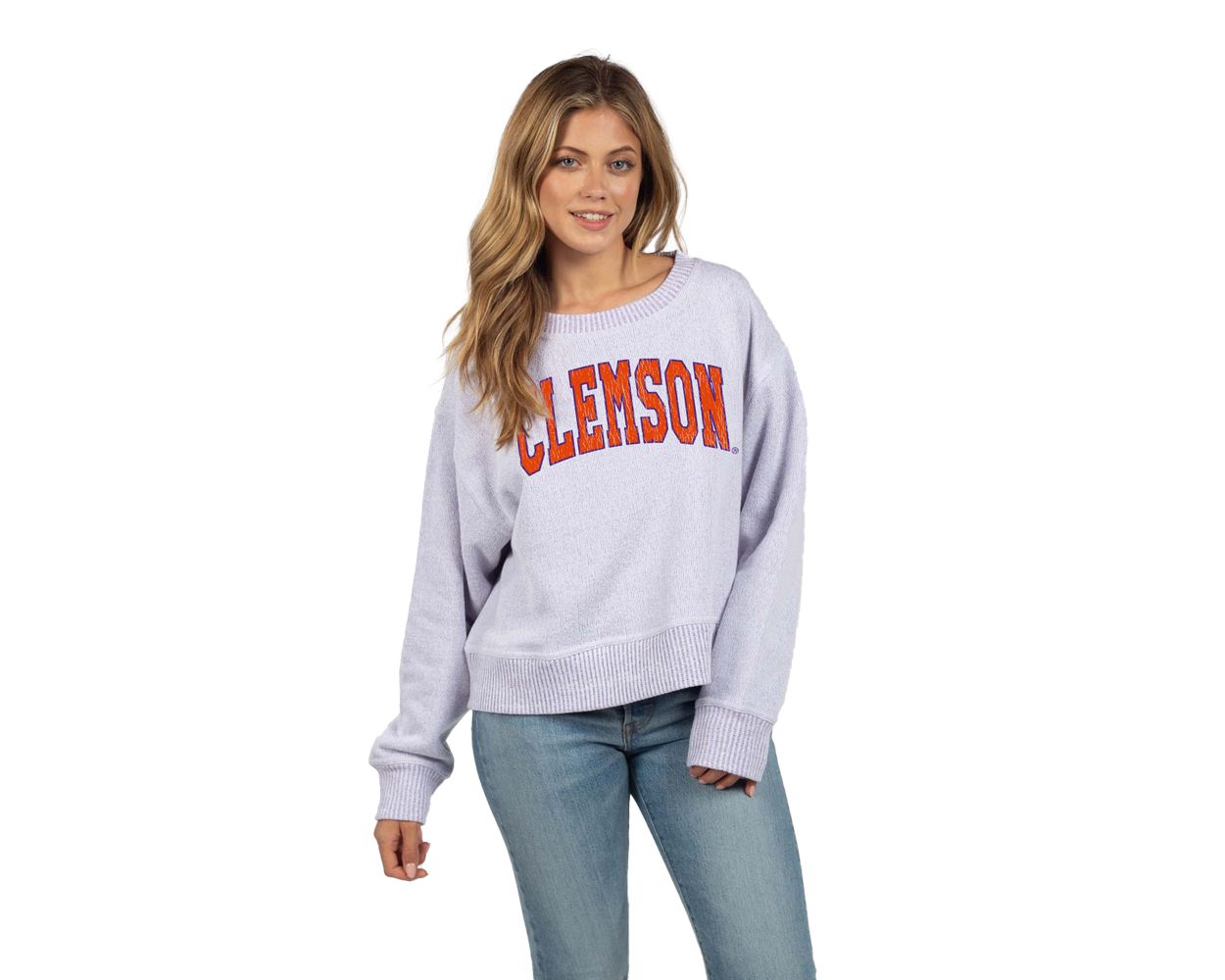 Women's best sale clemson sweatshirt