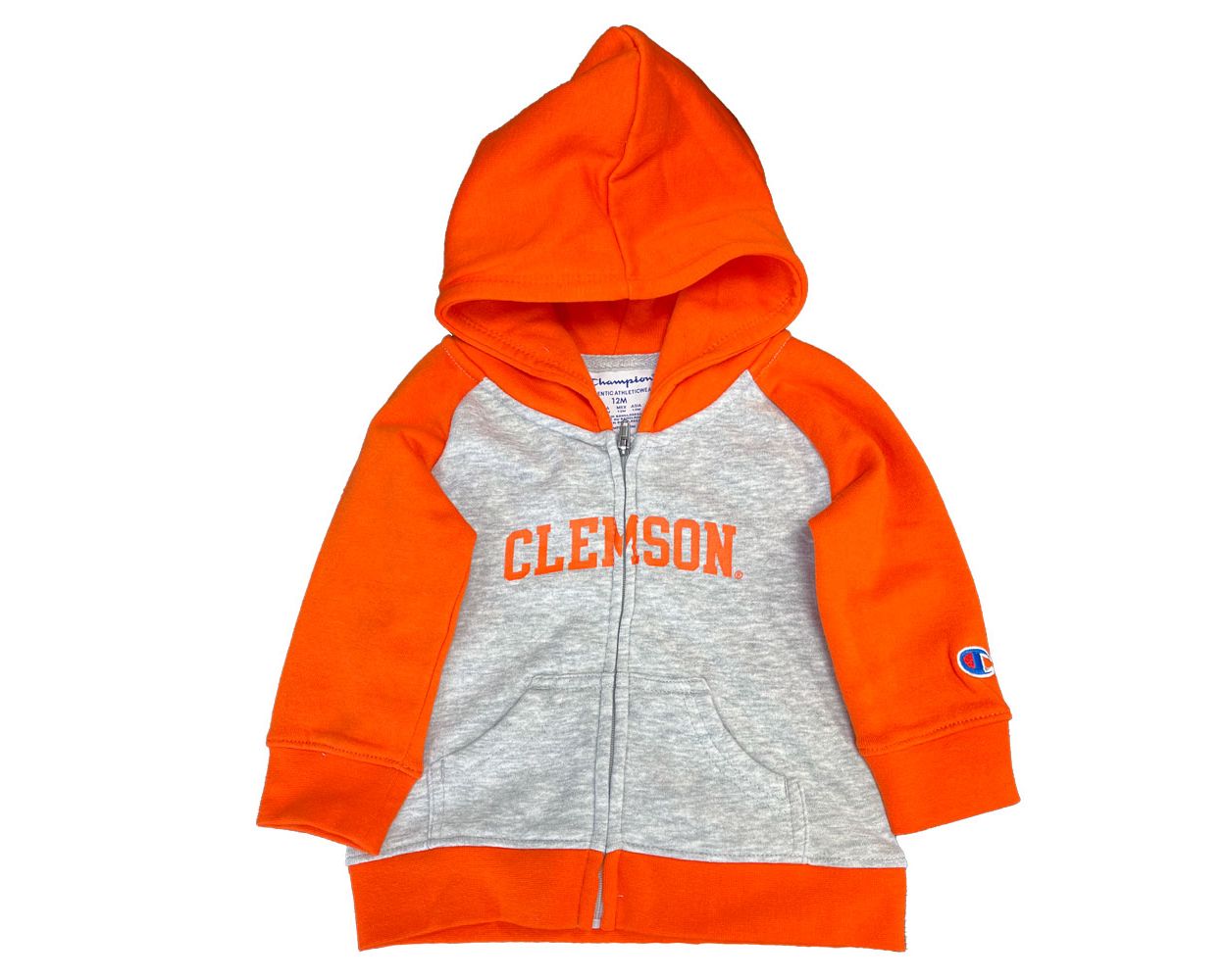 Clemson Champion Infant Full Zip Hoodie