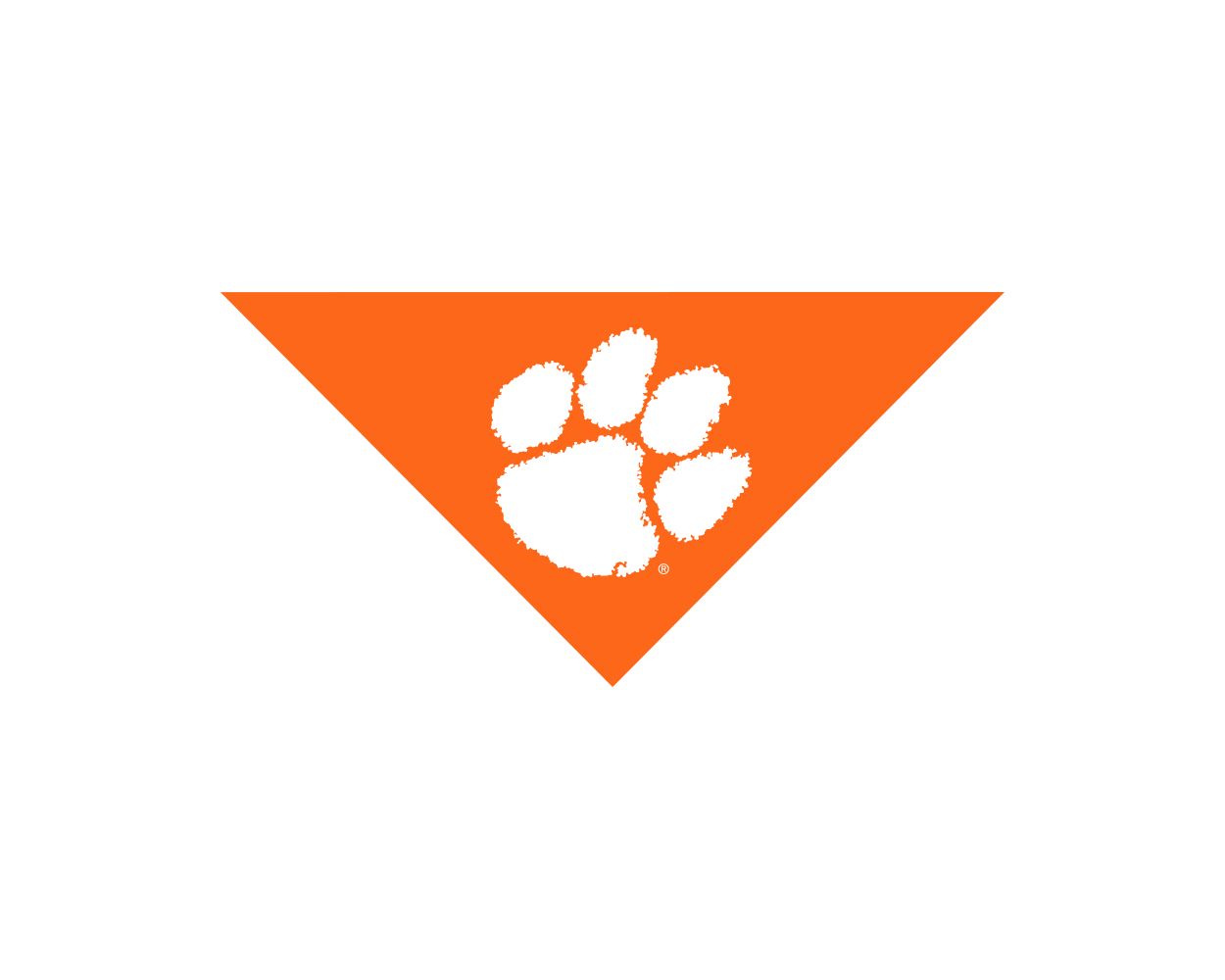 Clemson top dog bandana