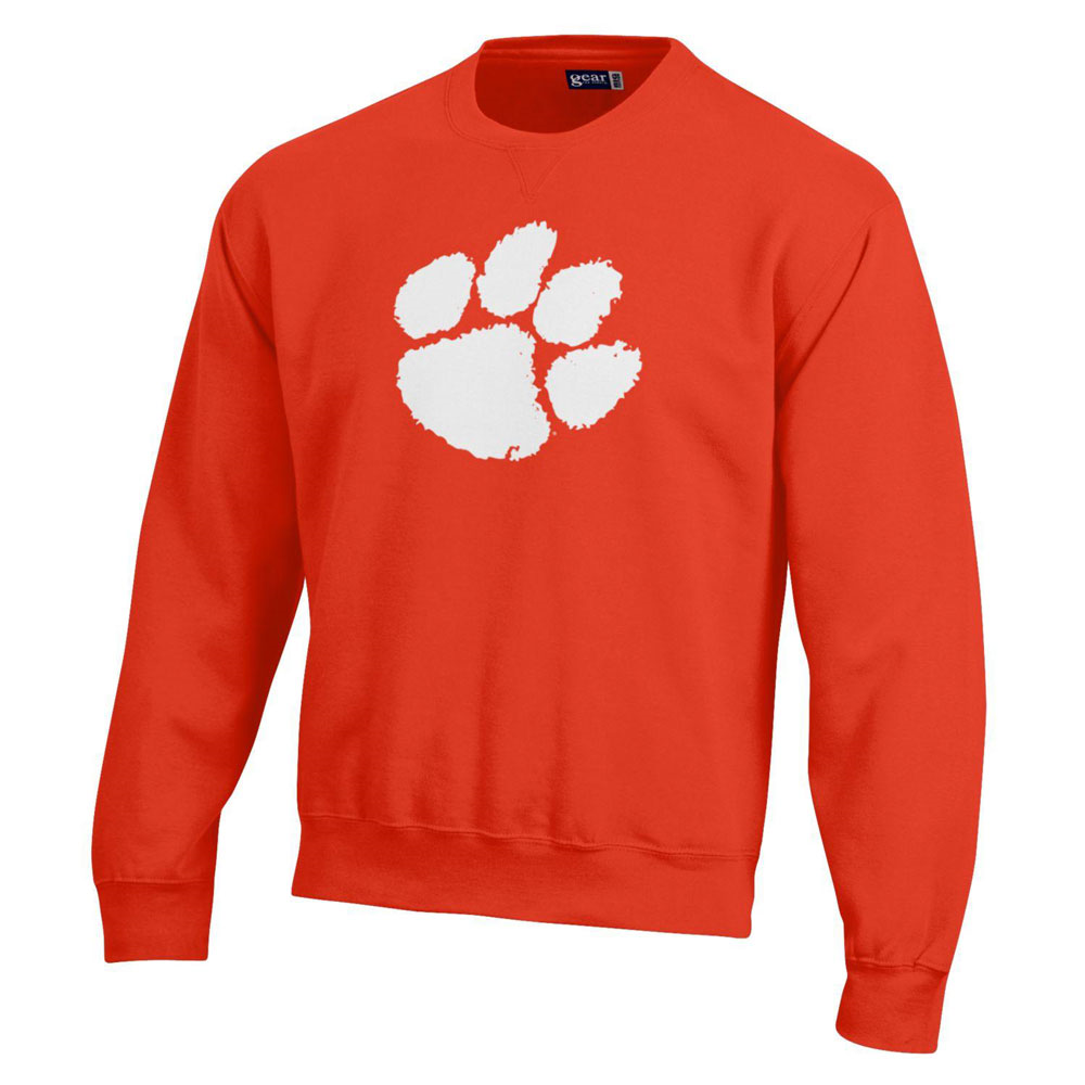 Orange clemson sweatshirt online