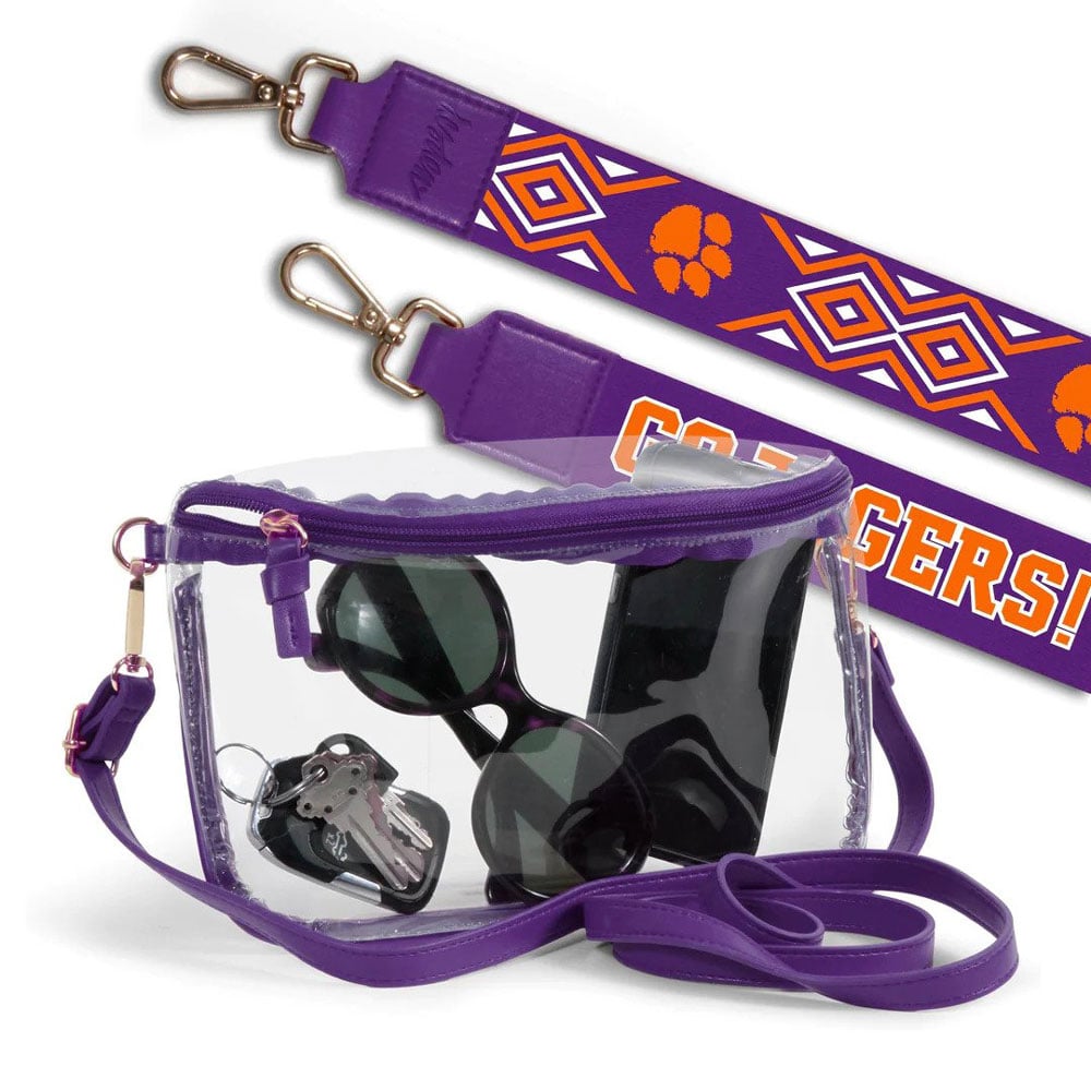 Clemson clear clearance purse