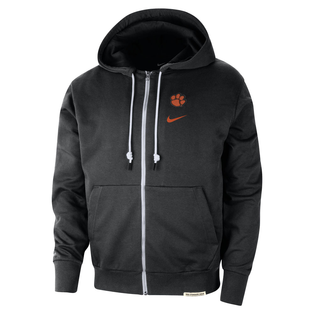 Clemson Nike Hooded Player Full Zip Jacket