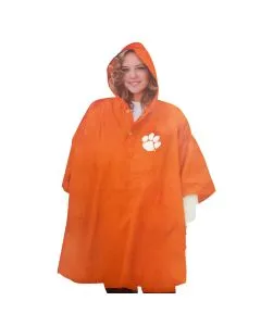 Clemson rain jacket with hood deals