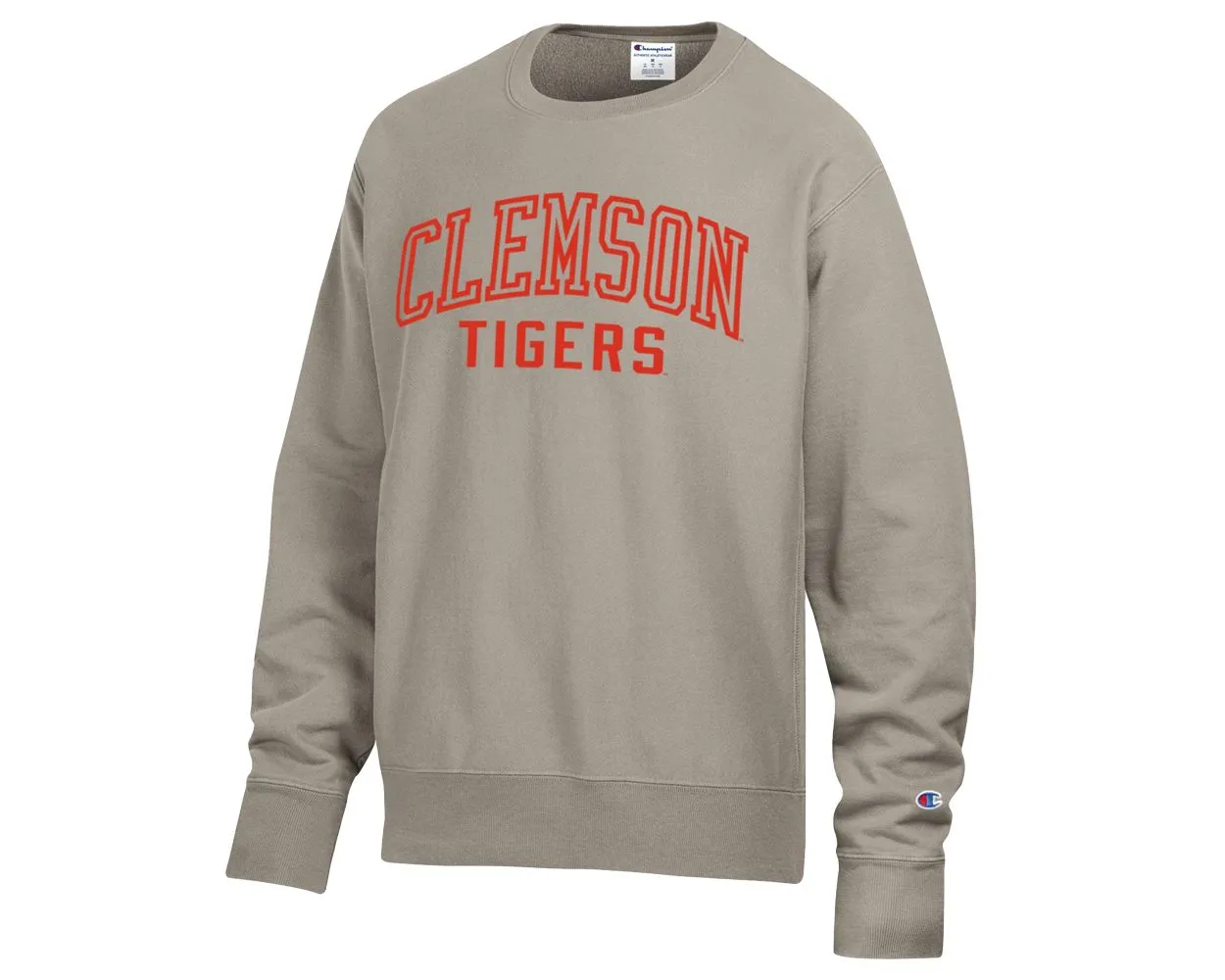 Clemson Champion Garment Dyed Reverse Weave Crew