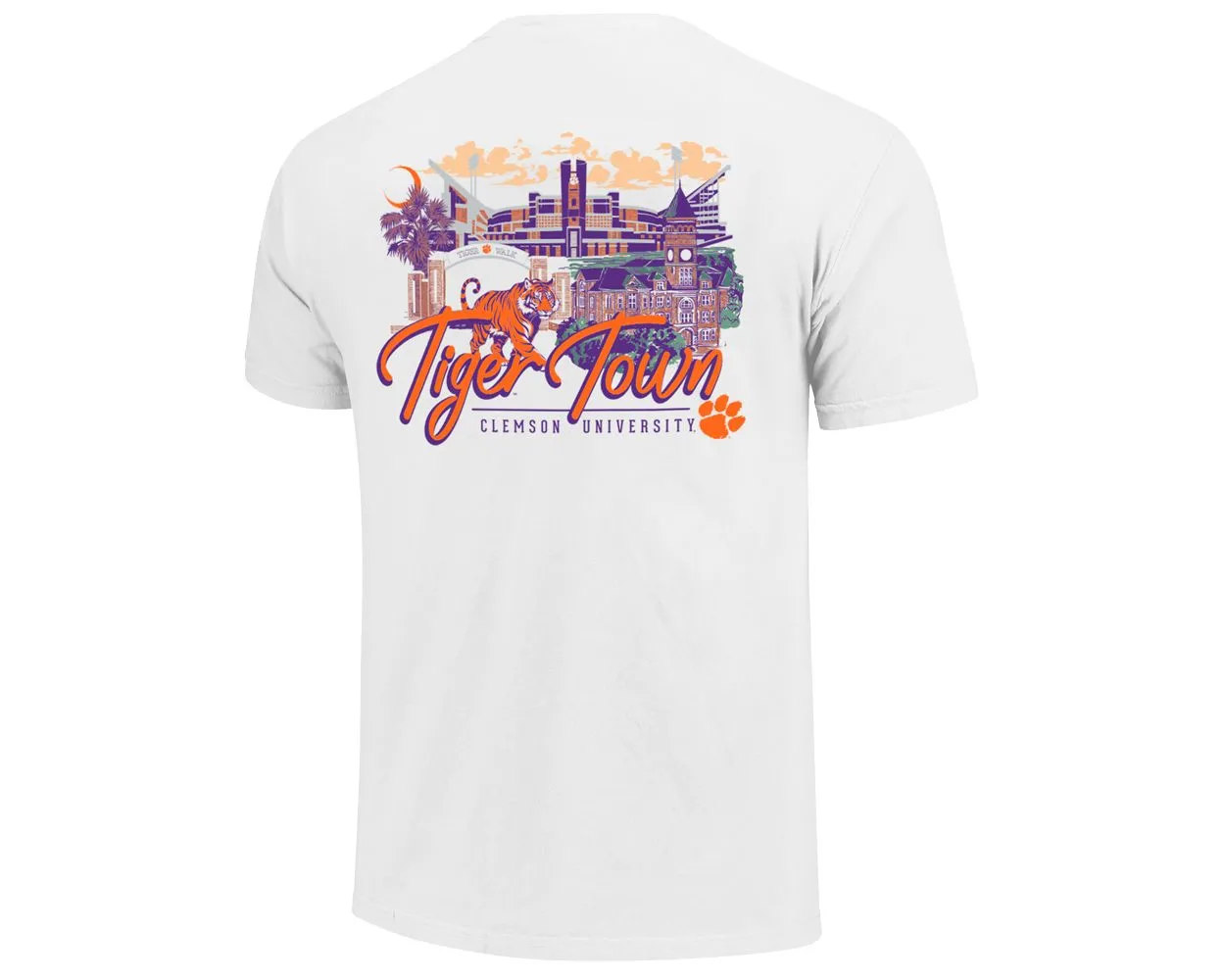 Clemson comfort colors sweatshirt best sale