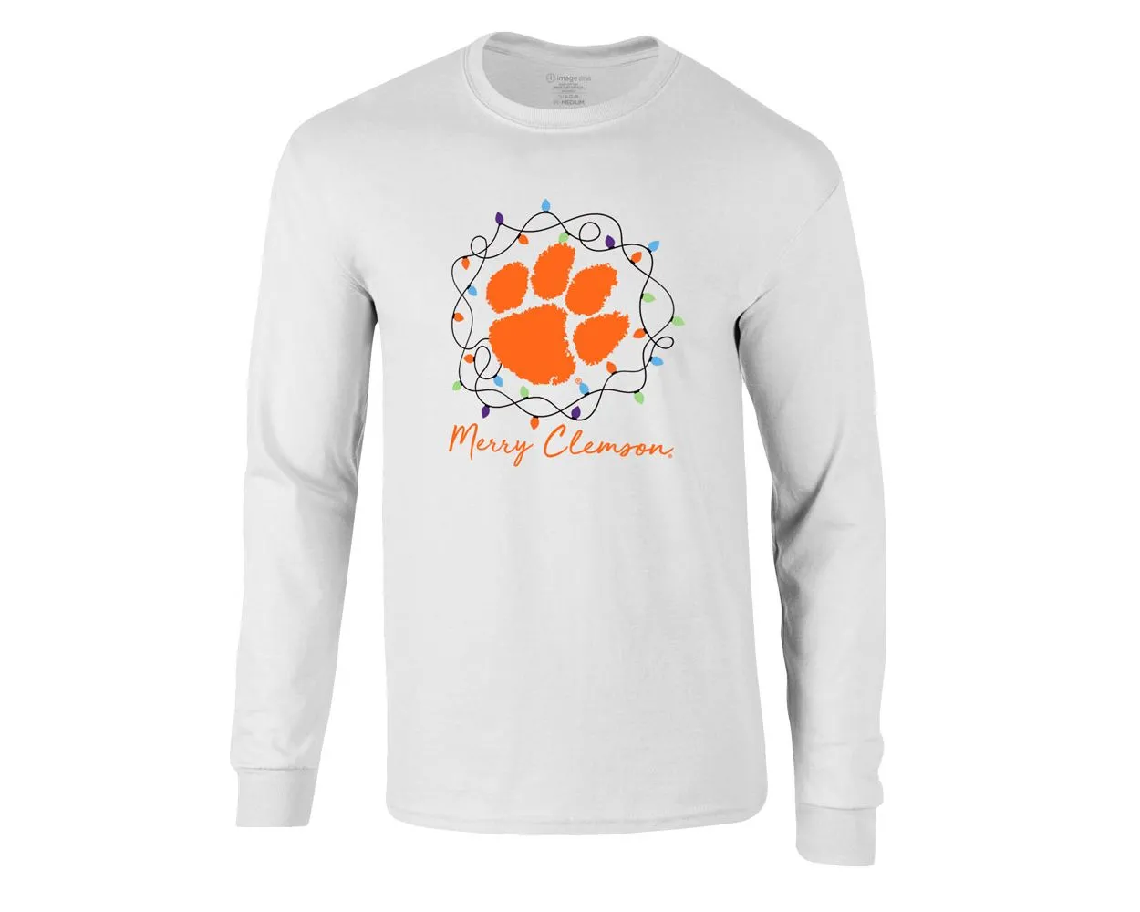 Clemson Holiday Lights Long Sleeve Tee