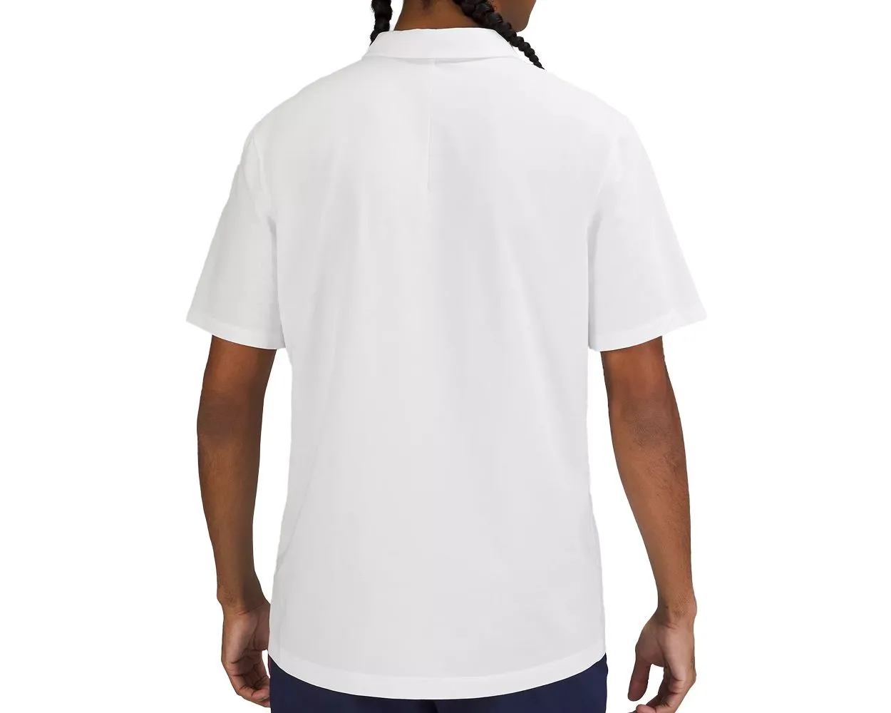 Lululemon Evolution Short Sleeve Polo - Heathered White Opal