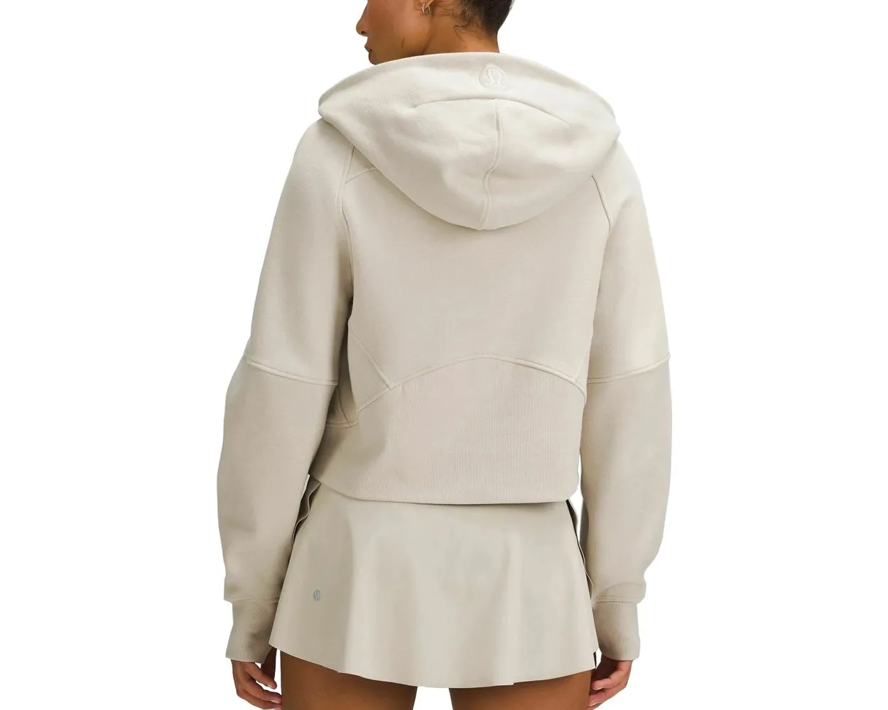 Clemson lululemon Women s Tan Scuba Oversized Half Zip Hoodie