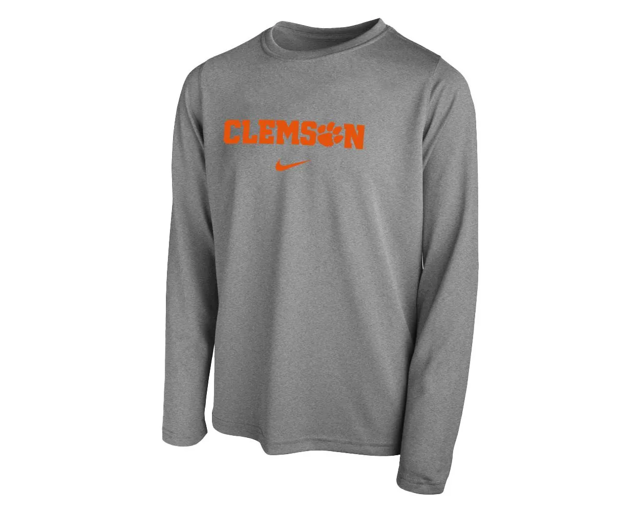Clemson Nike 2023 Youth Team Issue Long Sleeve Tee