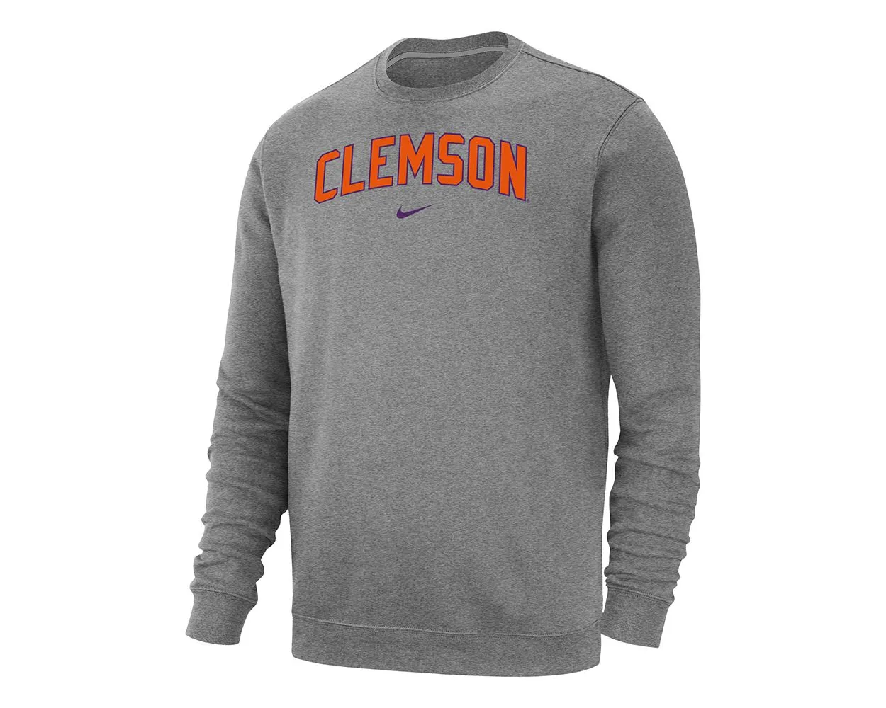 Clemson Nike Arch Club Fleece Crew