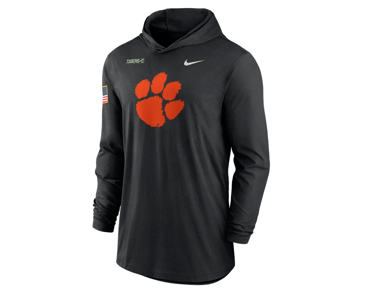 Clemson Nike Military Hoodie Tee