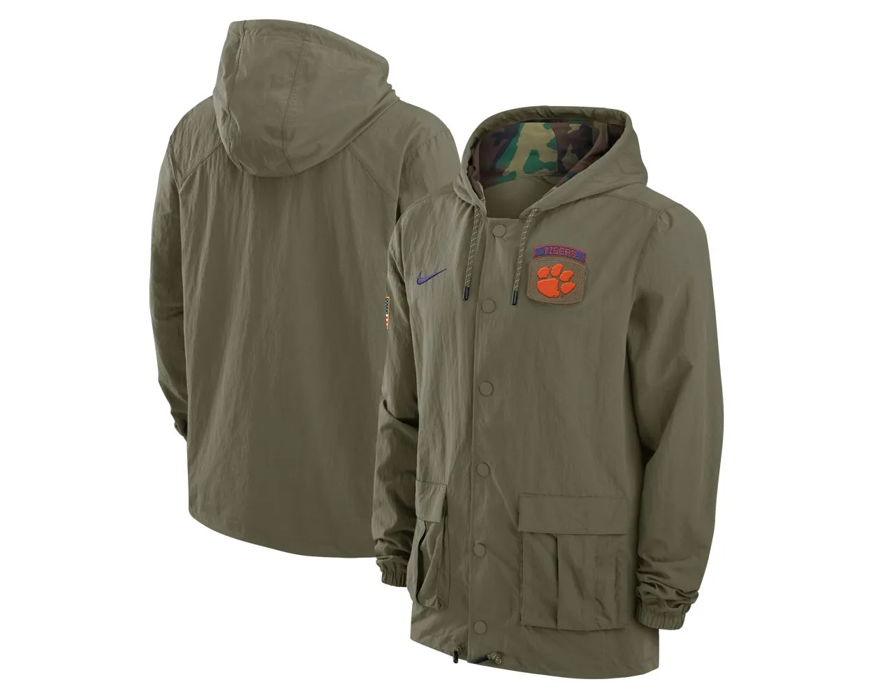 Clemson Nike Military Jacket