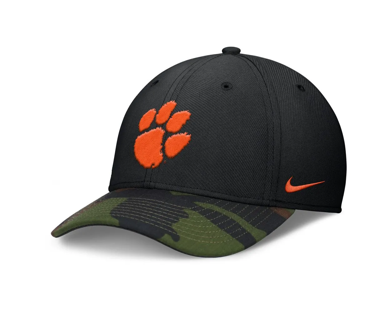 Clemson Nike Rise SwooshFlex Military Cap