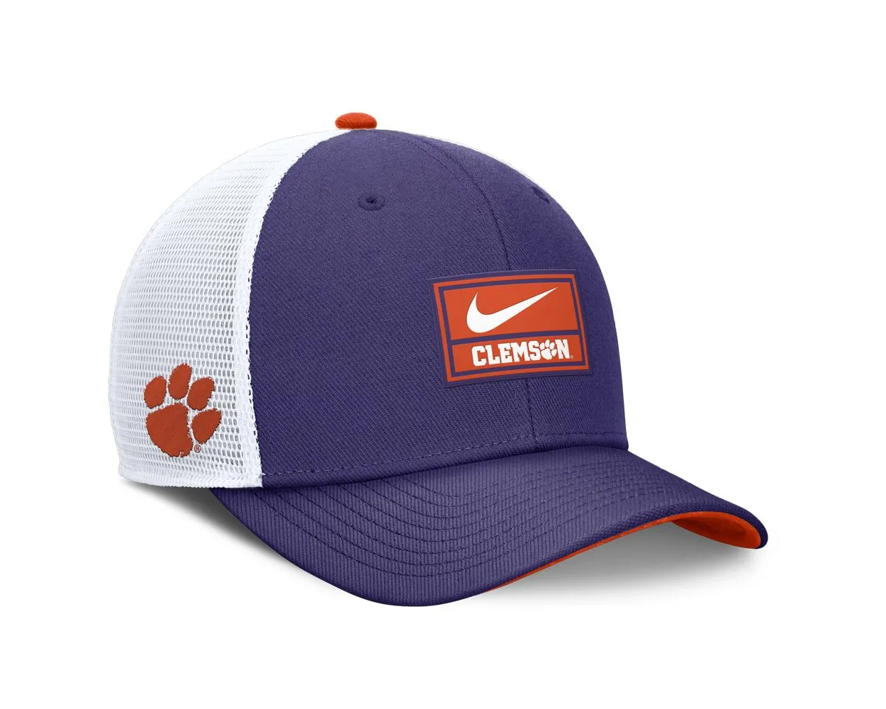 Clemson Nike Silicone Patch Trucker Cap