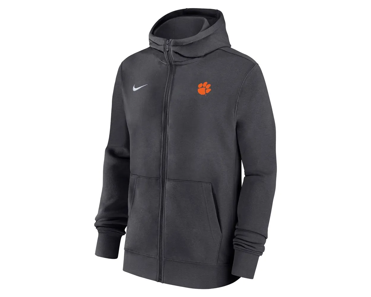 Clemson Nike Youth Club Team Issue Full Zip Hoodie