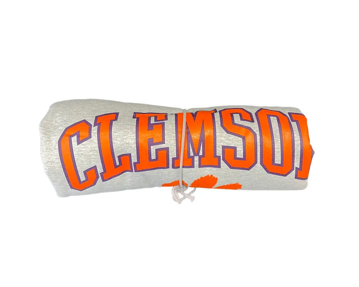Clemson Sweatshirt Blanket